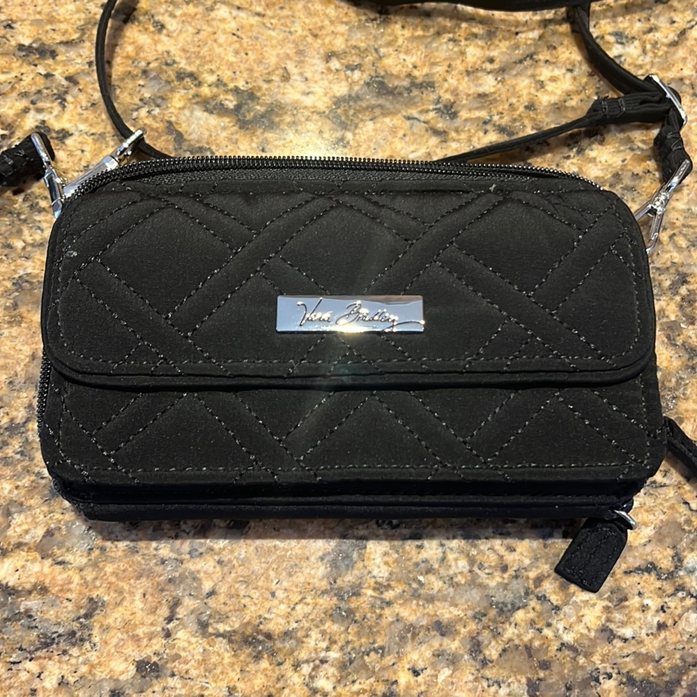 Black Vera Bradley wallet crossbody